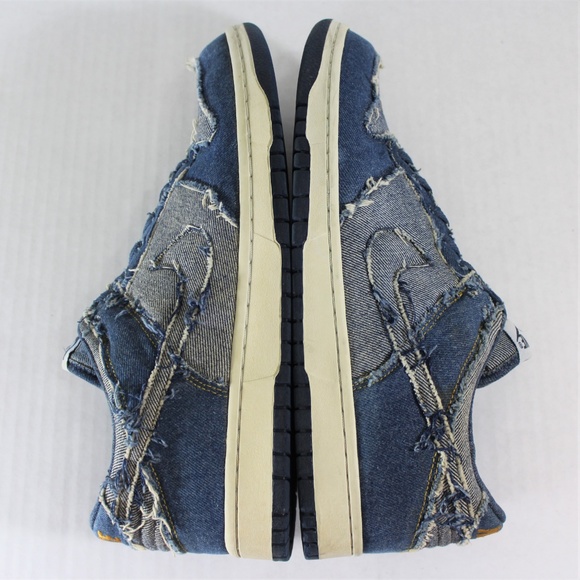 Nike Dunk Low CL Denim 304714 441 Mens 12 S146 - Picture 4 of 8